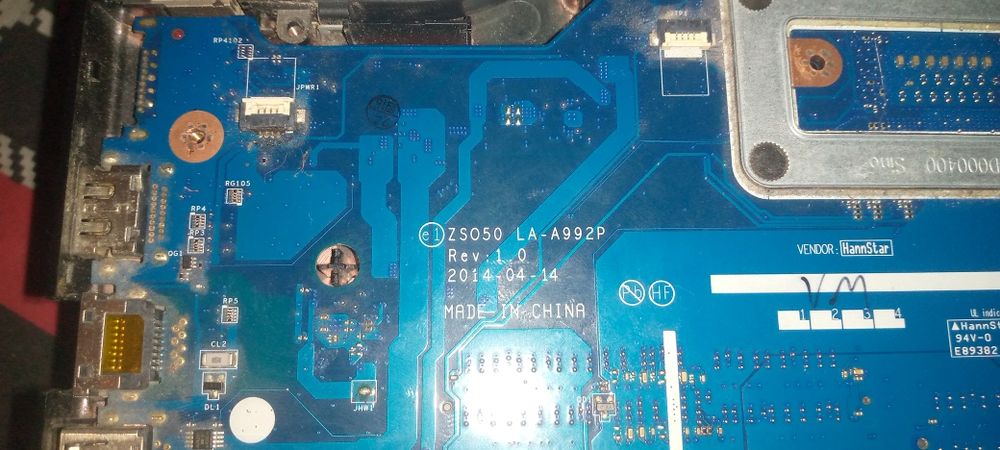 Материнська плата ноутбука hp-r15