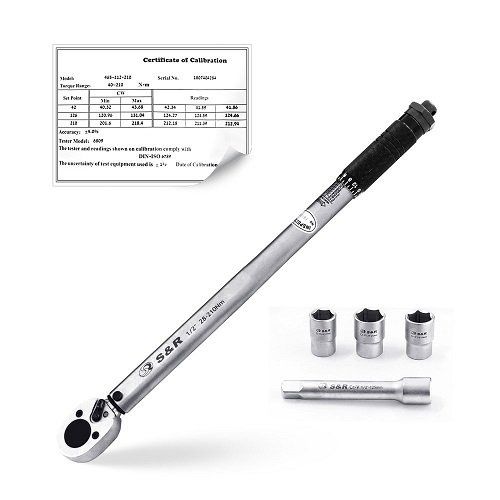 Динамометрический ключ S & R 1/2 28-210 Hm 465012210