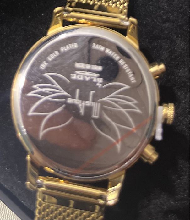 Zegarek damski Blade zielony powlekany 18K zlotem