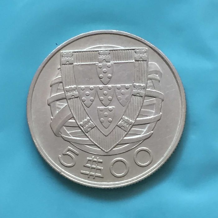 5 Escudos 1937 - escassa