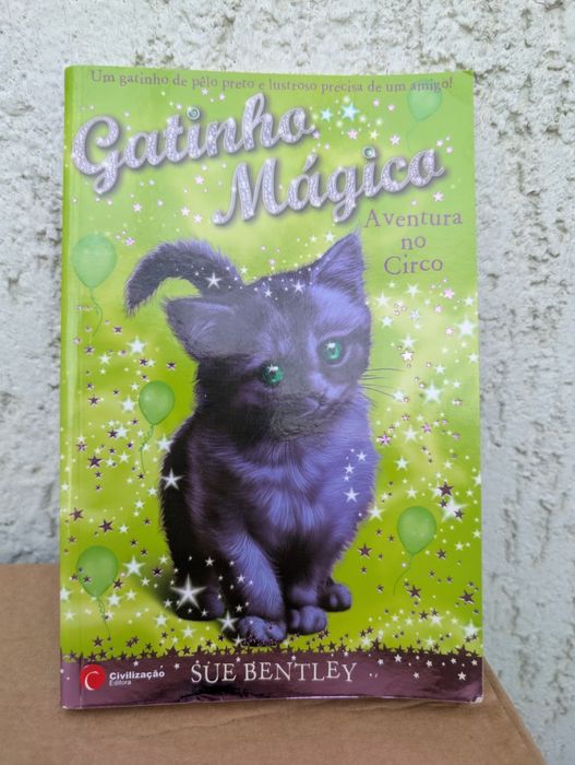 Conjunto 5 livros da coleção "Gatinho Mágico"