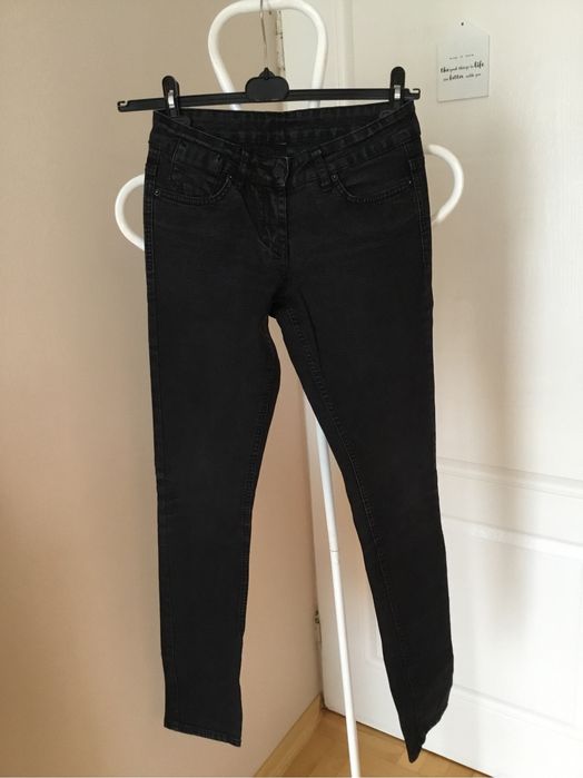 Czarne jeansy skinny z Primark 36/ S