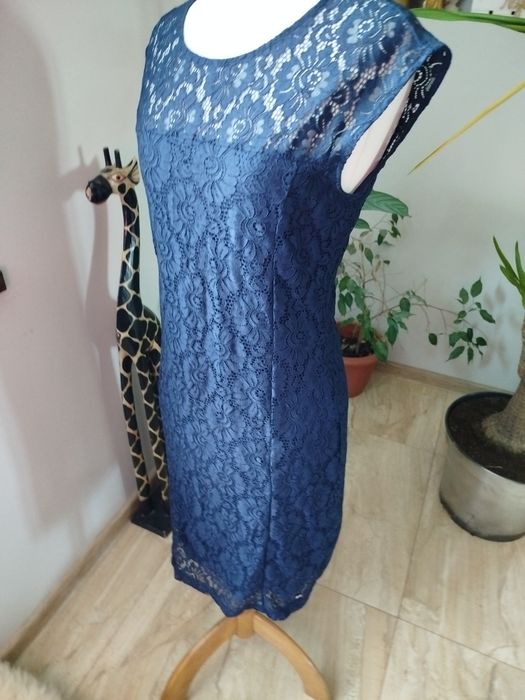 Boho sukienka koronkowa Bruno banani 38