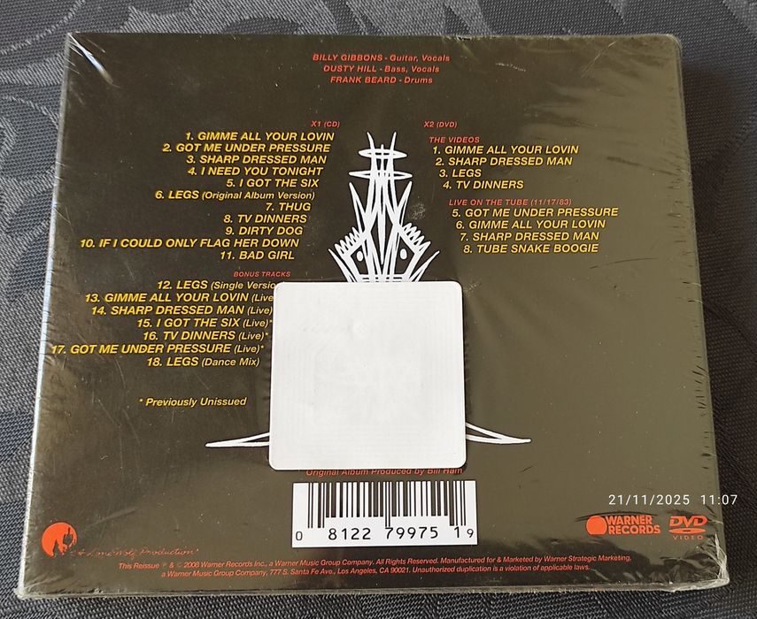 ZZ Top - Eliminator CD+DVD431887385311334401