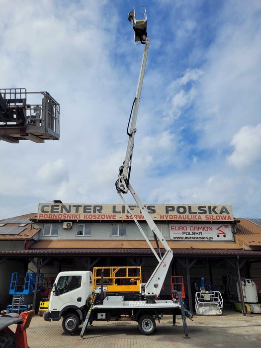 nissan podnośnik koszowy zwyżka 18 m oil&steel multitel gsr isoli cmc
