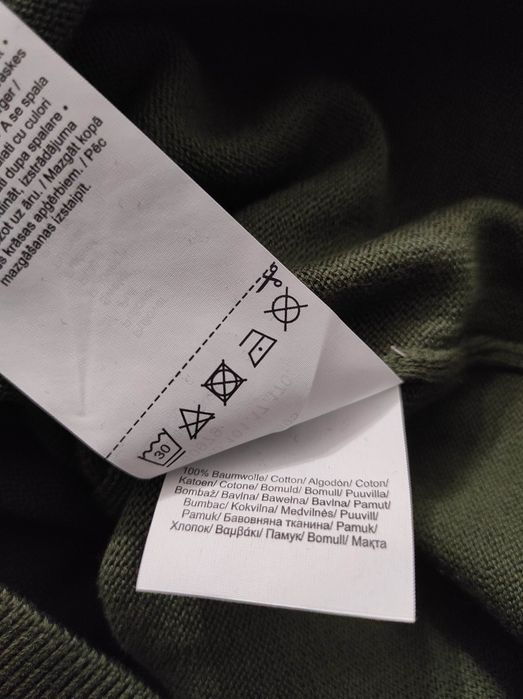 Sweter męski oliwkowy khaki s.oliver L