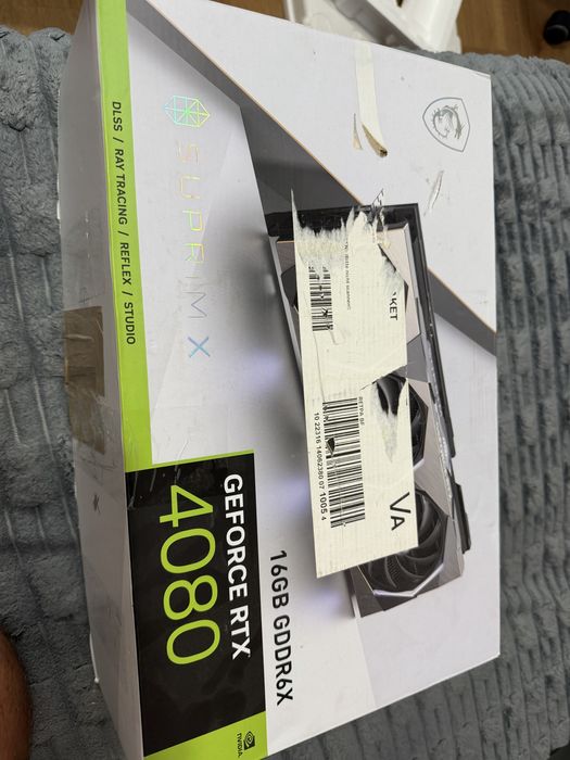 Karta graficzna rtx4080 uszkodzona brak rdzenia i pamieci