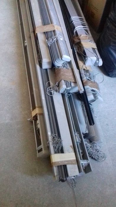 Żaluzje metalowe aluminiowe srebrne metalik 50 mm Okazja!