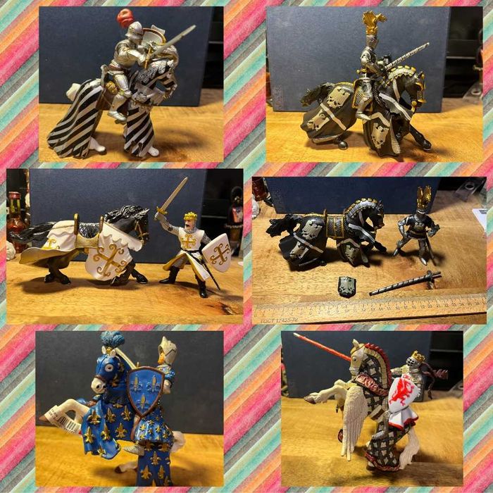 Фигурка Фэнтези Papo Принц и конь Рыцарь Всадник Латник