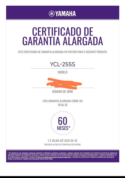Clarinete YAMAHA YCL-255S (com garantia)