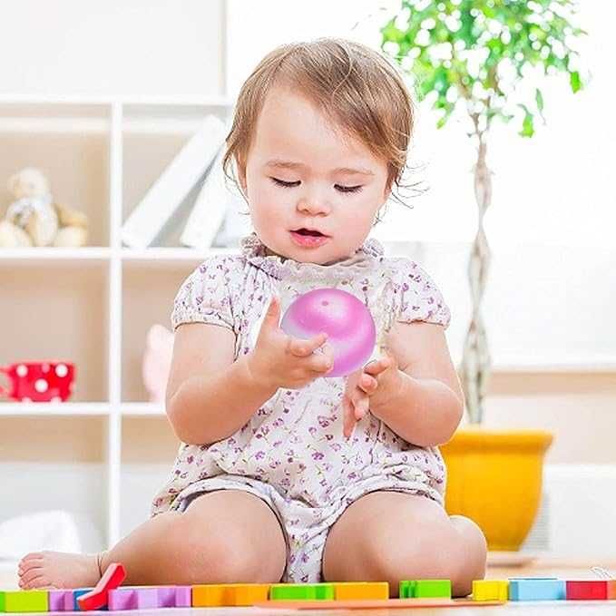 Силиконовый мячик антистресс диаметром 5.5 см ZaxiDeel - набор 4 шт.