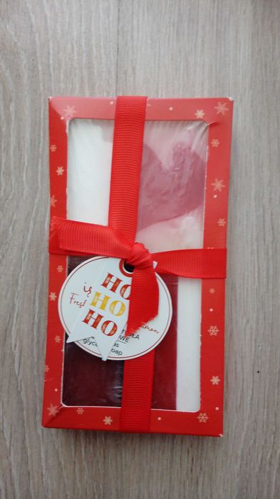 Zestaw mydeł glicerynowych z Mikołajem