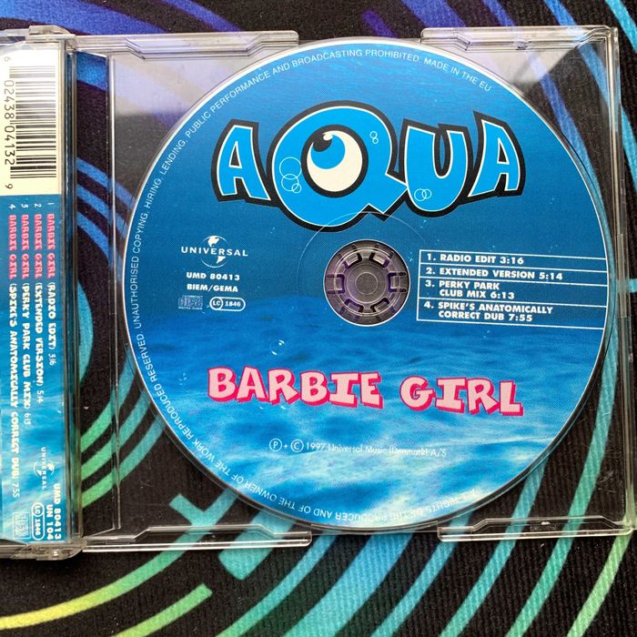 Aqua – Barbie Girl (Maxi-Single) 1997 Universal (Europe) ліц європ СД