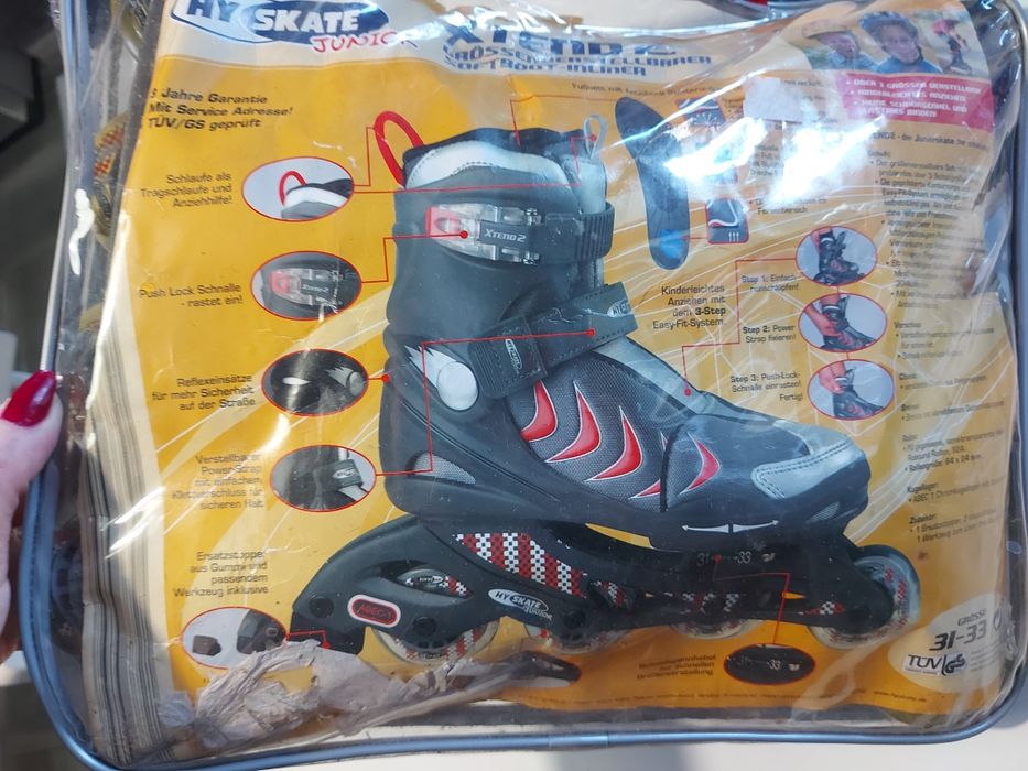 Regulowane rolki Hy Skate junior Xtend 2. 31 /32 /33