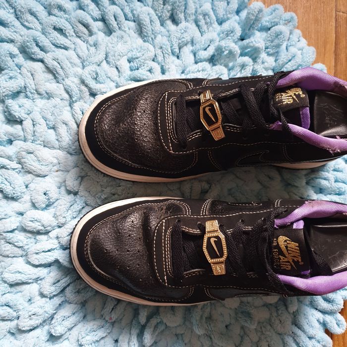 Nike Air Force 39р.25см жіночі кросівки чорні 38.5р. 24.5