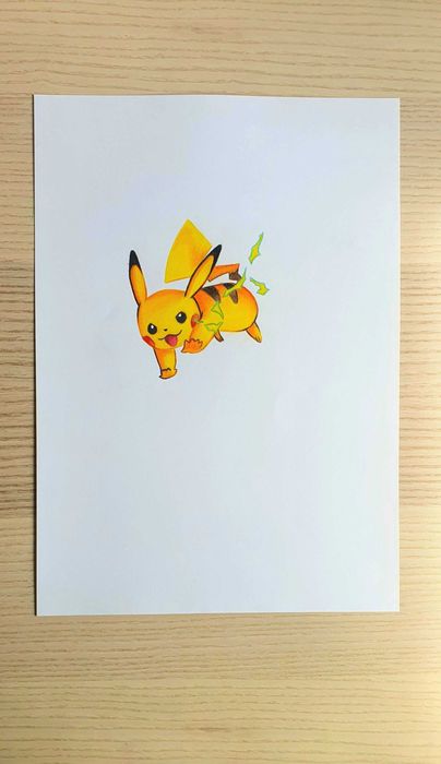 Desenho Pokémon - Pikachu (Original ou Digital)