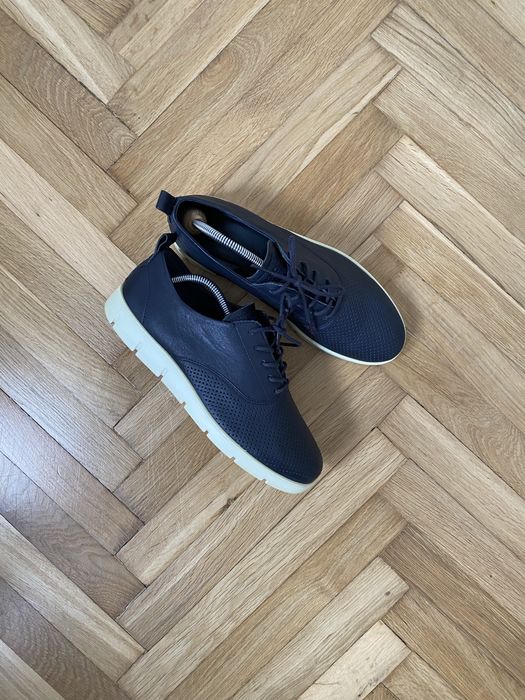 Damski buty Ecco Bella 40 granatowe półbuty skórzane