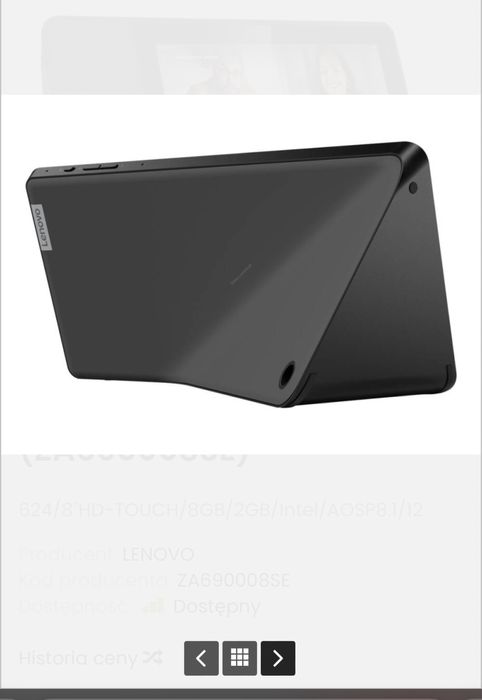 Tablet Lenovo ThinkSmart AIO View (ZA690008SE)/ 8 GB czarny