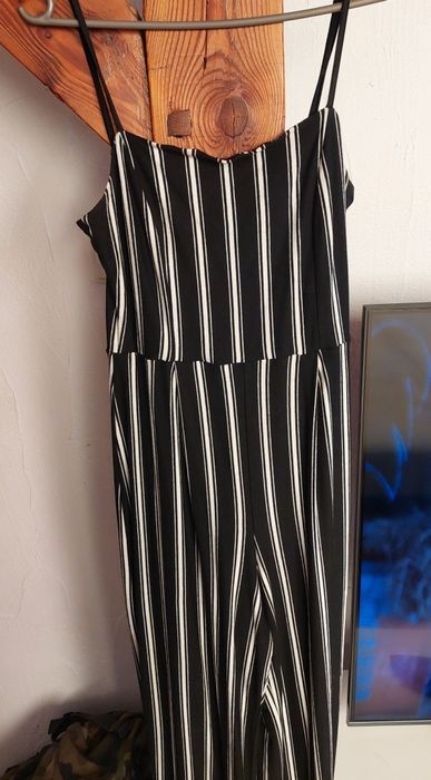 Kombinezon Bershka długi w paski r. M