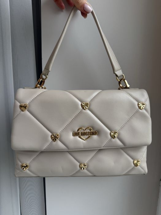 Сумка Moschino оригінал! Бежева
