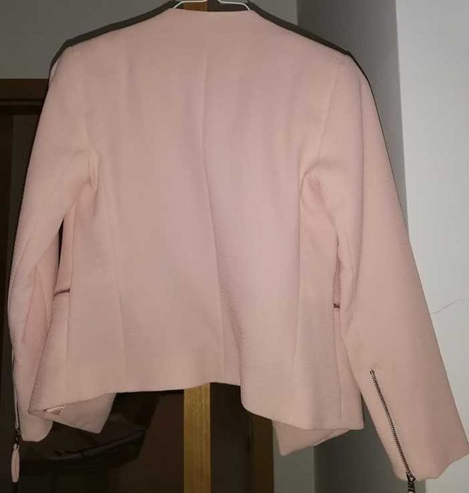 Casaco rosa claro elegante – ótimo estado