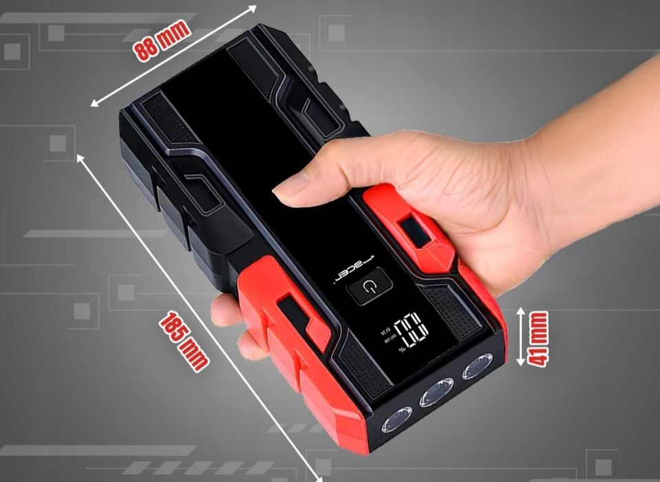 Jump Starter Booster Powerbank Starter 1600A 10000mAh 12V Mocny