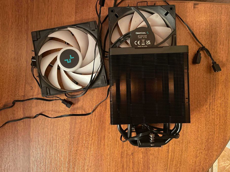 Кулер DeepCool AG400 Digital Plus AM5/AM4/Intel, ARGB, дисплей