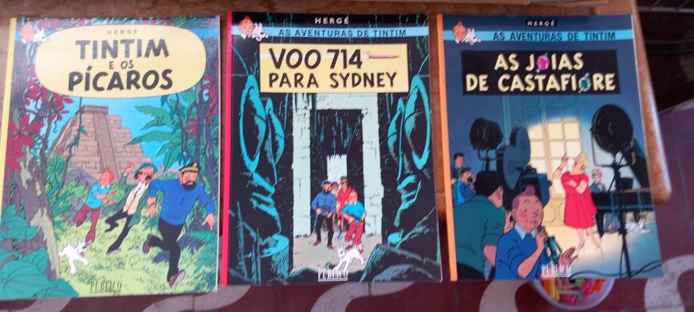 Tintim e Asterix livros