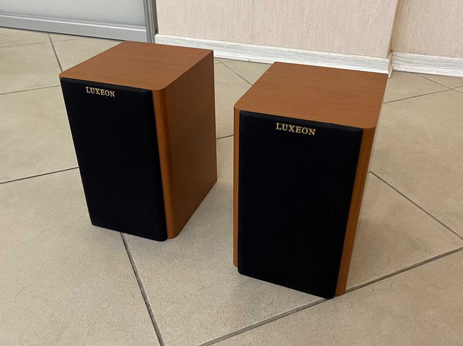 Колонки Luxeon LX-108 акустична система 2.0 дерев'яні для ПК ноутбука