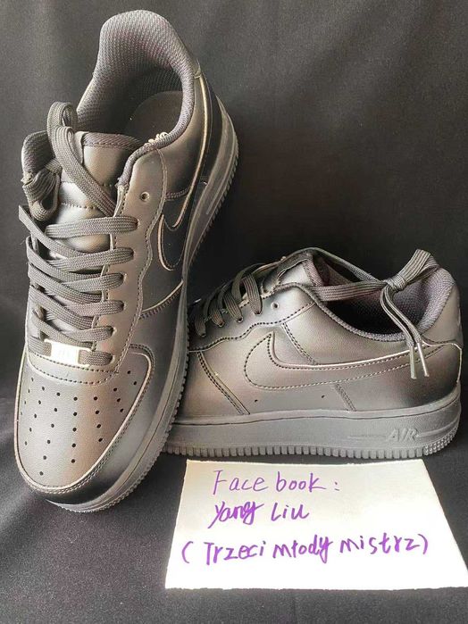 Air Force 1, czarne, R.37.5