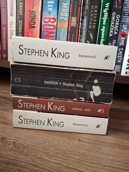 Stephen King zestaw 4szt Zielona Mila Bastion Bezsenność Desperacja