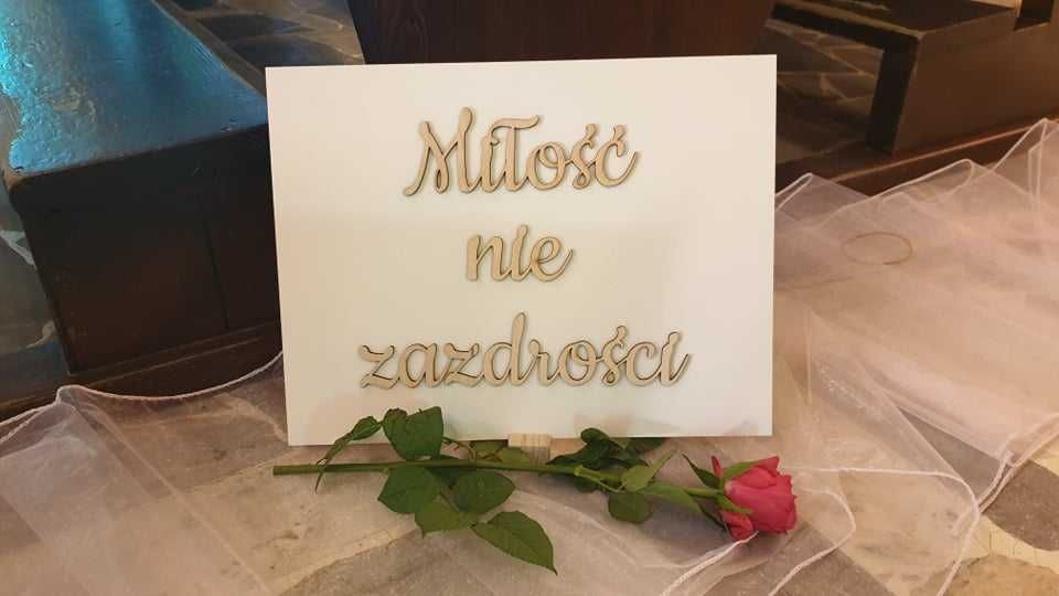 Hymn o miłości List św. Pawła Miłość cierpliwa jest ślub wesele