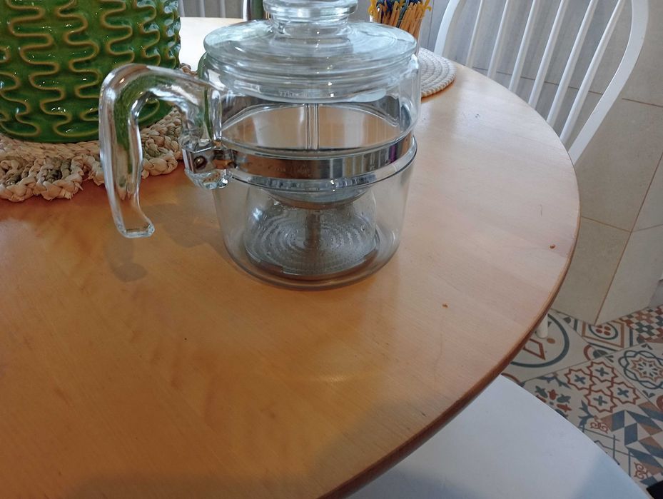 Cafeteira/chaleira de vidro "Vintage"