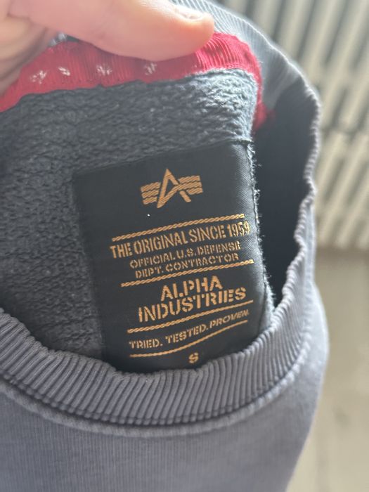 Кофта-свитшот alpha industries