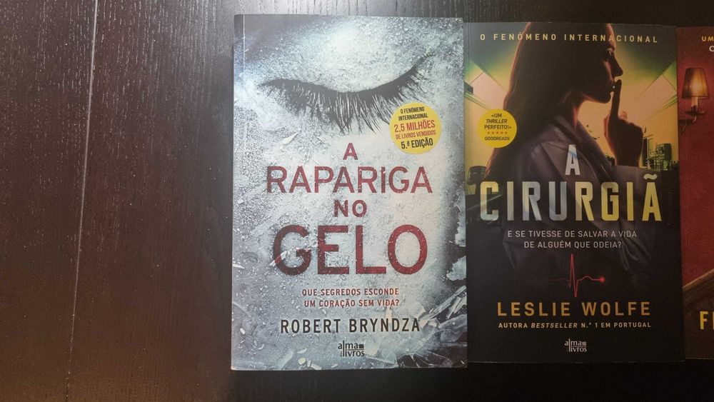 Livros Thriller de Robert Bryndza, Leslie Wolfe e Freida Mcfadden