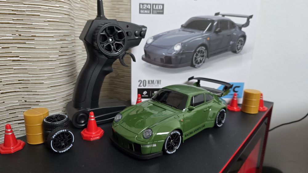 Carro RC Drift 1/24 Porsche 911 4WD