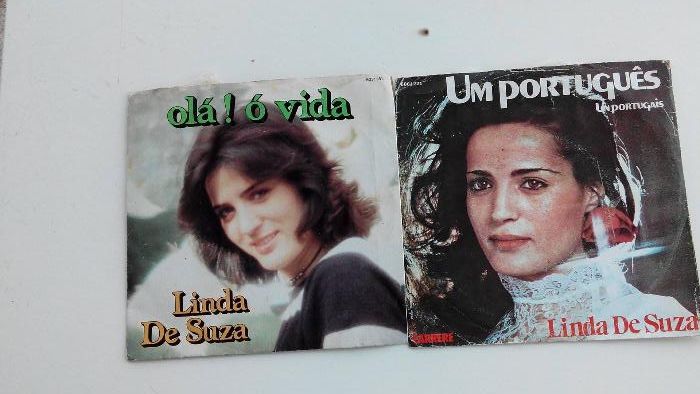 Vários discos de vinil de antigos20