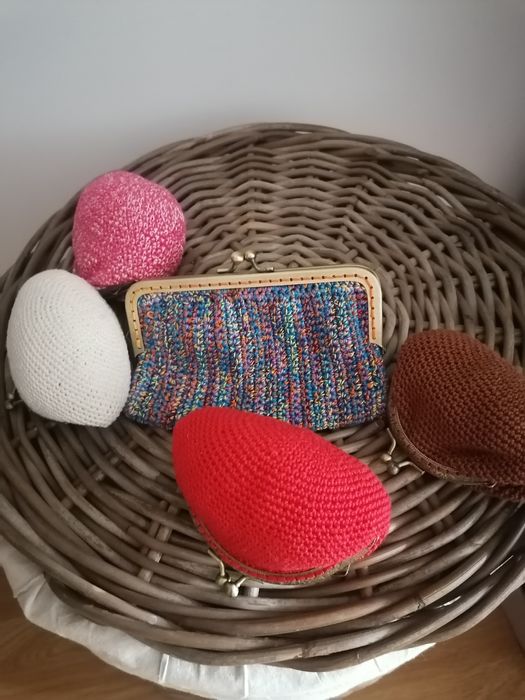 Carteiras em crochet