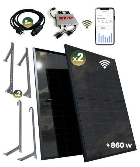 Kit Solar de 800W - Muito fácil de instalar Plug and Play
