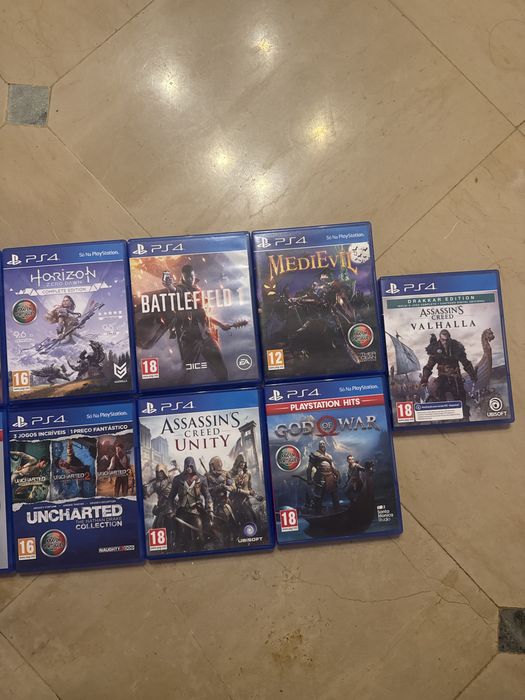 Conjunto de jogos ps4