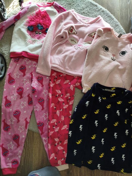 Zestaw ocieplanych piżam 134/140