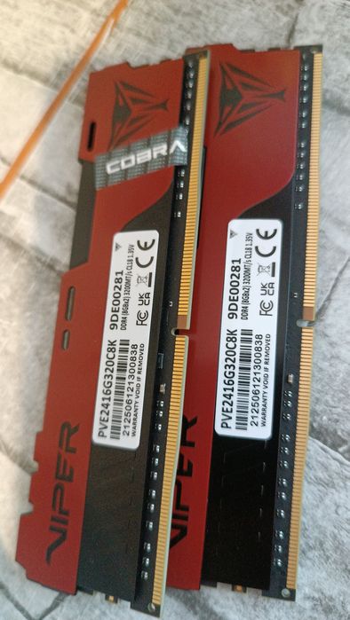 Оперативная память DDR-4 DIMM 16Gb (2x8Gb) PC-28800 3200Mhz CL18