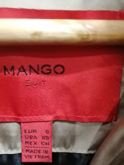 Płaszcz kurtka Mango puch kaczy rozm s