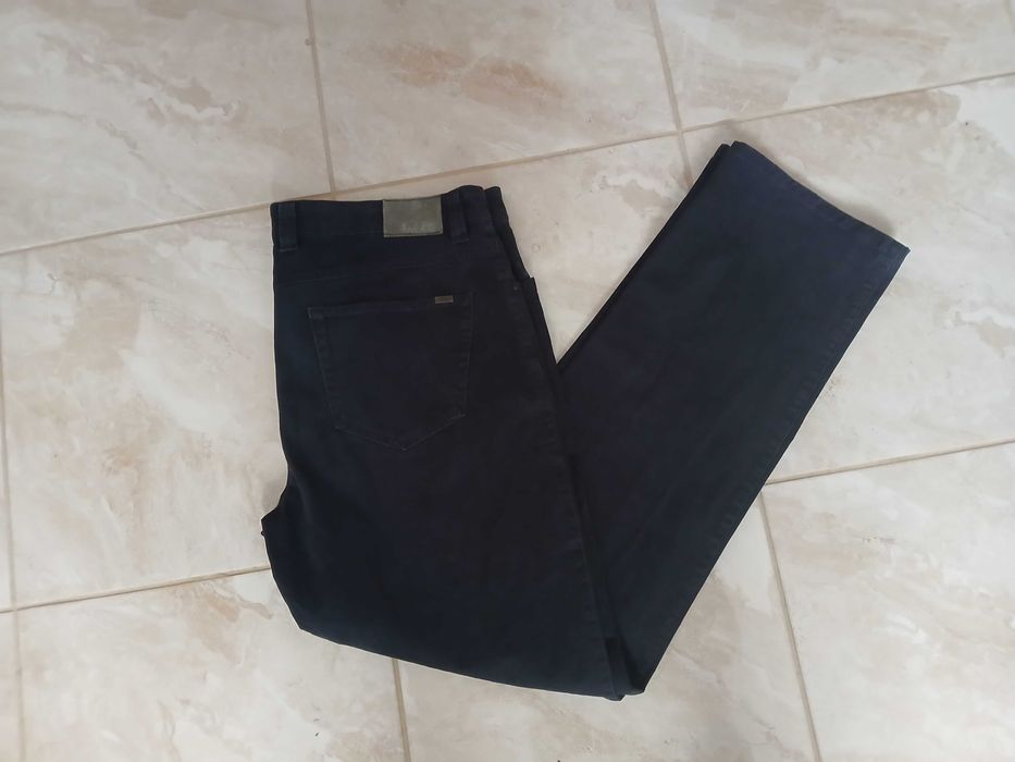 Mac czarne jeans 40/34 pas:2x50-53cm igła