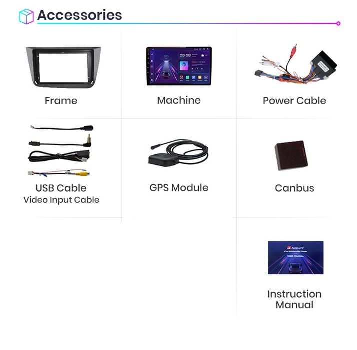 Rádio 9" android Seat Altea e Toledo CARPLAY WIFI GPS 2/32GB Novo