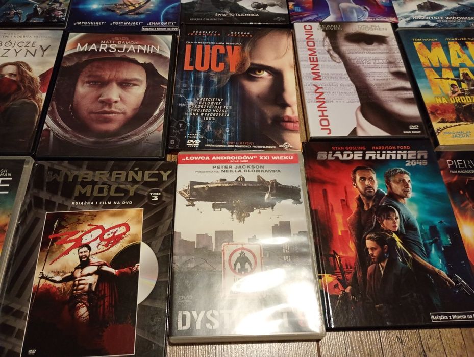 21 filmów DVD s/f m.in Diuna Transformers
