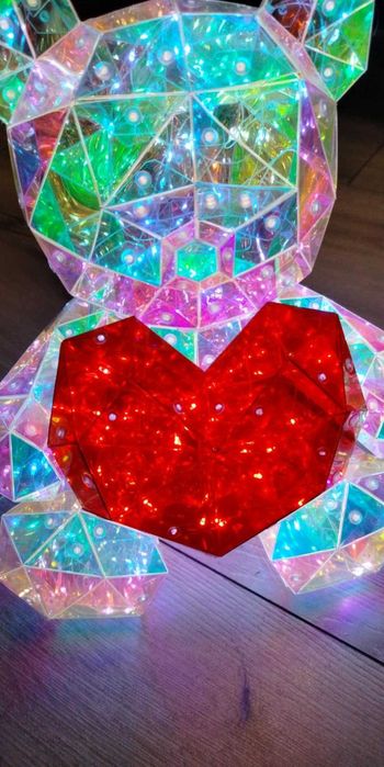 lampka nocna led miś świecący prezent pomysł na prezent dzień  kobiet.