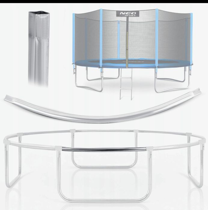 Duża trampolina ogrodowa 6.5 m