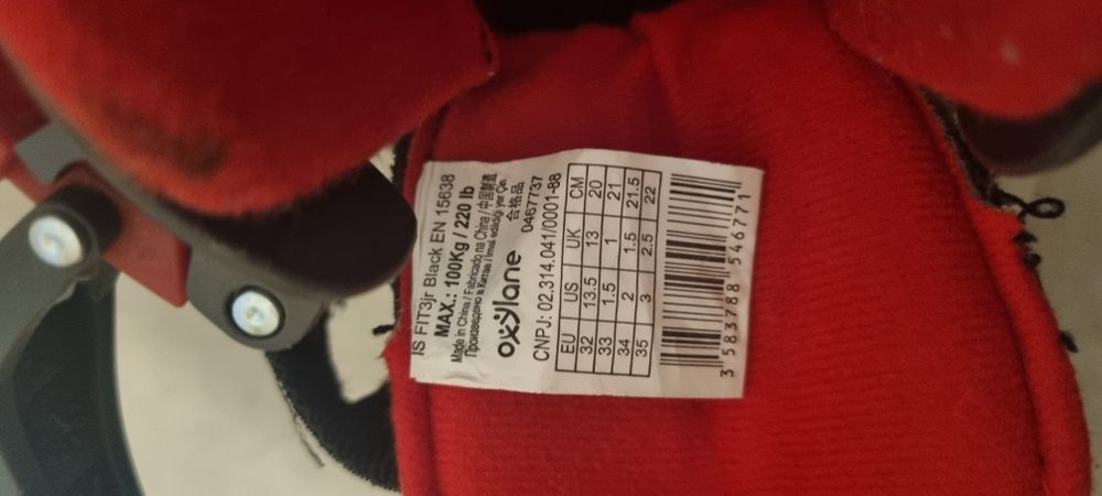 Łyżwy regulowane 32 Oxelo 33 Decathlon 34 35 fit 100 jr