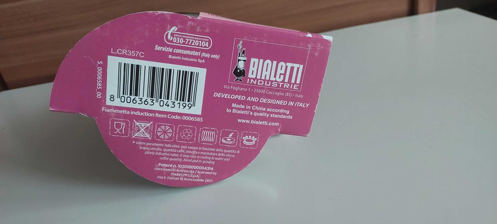 Kawiarka Bialetti Romantic Wild, 100ml, różne kuchenki, także indukcja